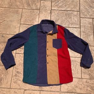 SHEIN Multicolored Corduroy Jacket